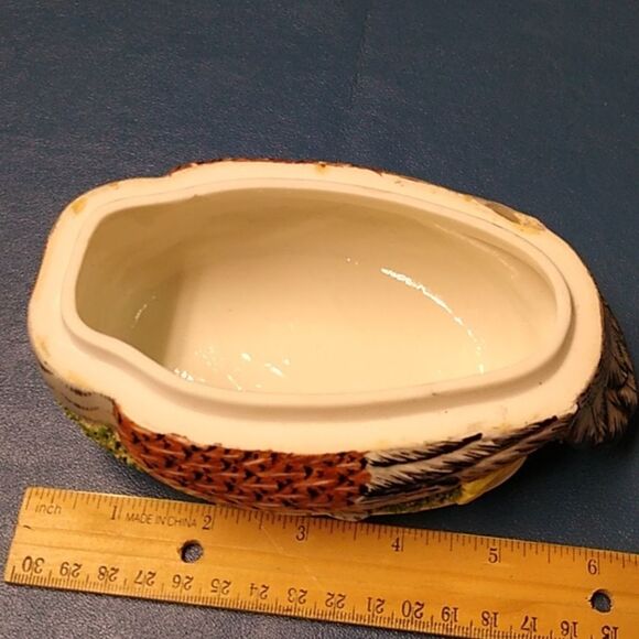 Mottahereh House Nesting Hen Ceramic Bird Figurine made in Italy Nature - Picture 9 of 14